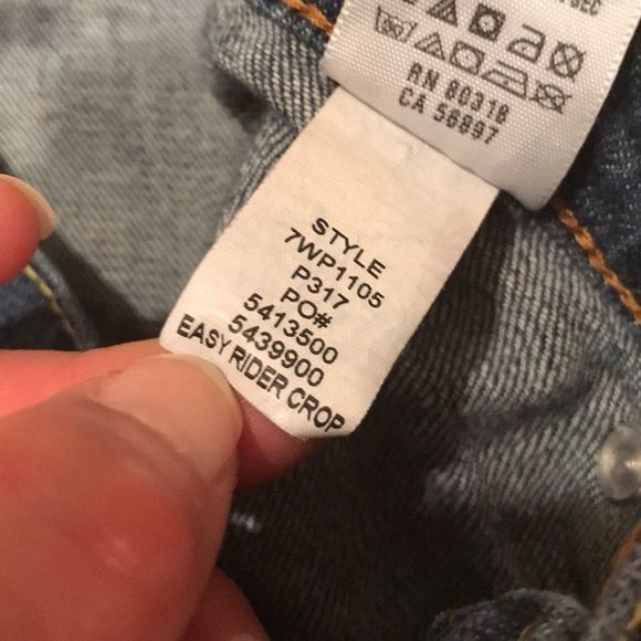 LUCKY BRAND Easy Rider Cropped Jeans - Picture 8 of 8